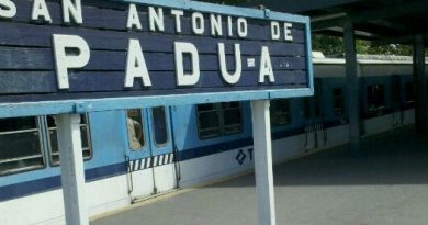 Tren Sarmiento funciona con servicio limitado por accidente en San Antonio de Padua