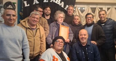 Periodistas de Merlo celebraron su día en un encuentro cultural junto a José Tcherkaski