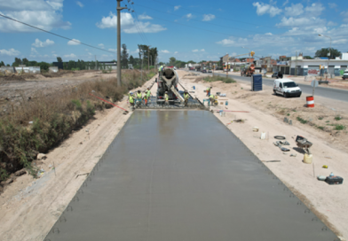 Continúan las obras de la Ruta 1003