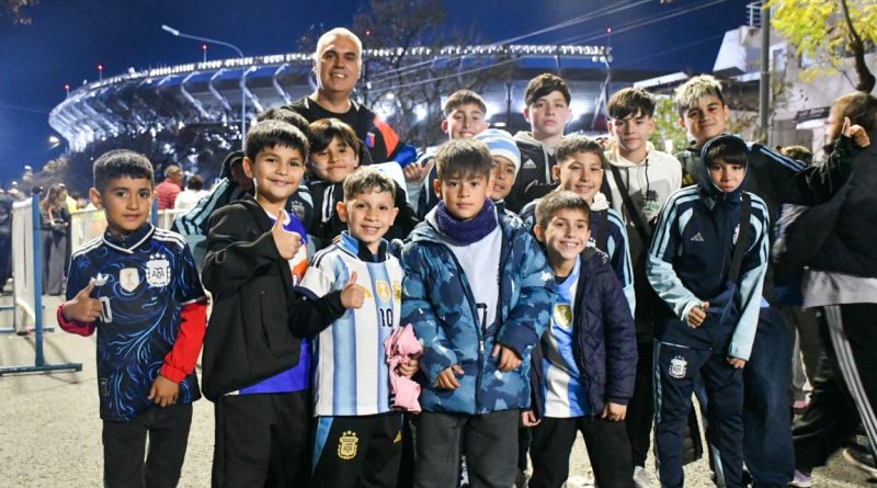 Chicos merlenses vieron la selección